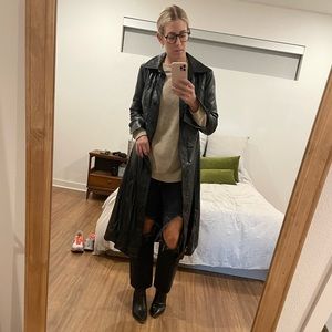 Cult Gaia vegan leather trench coat - (sample small/4)